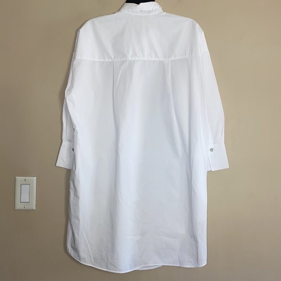 Zara Dresses Zara White Shirt Dress Poshmark